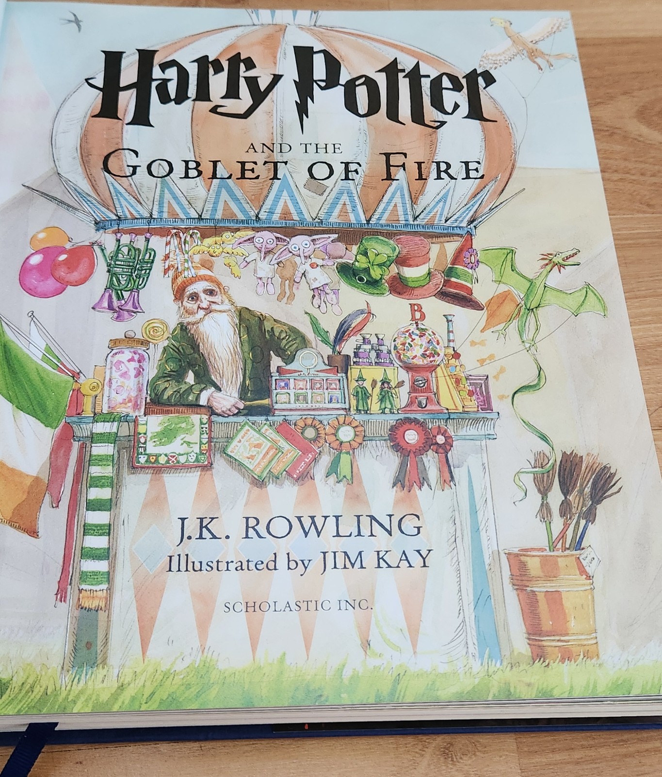 Harry Potter & The Goblet of Fire Illustrated by Jim Kay Hardcover 2019 NEW
