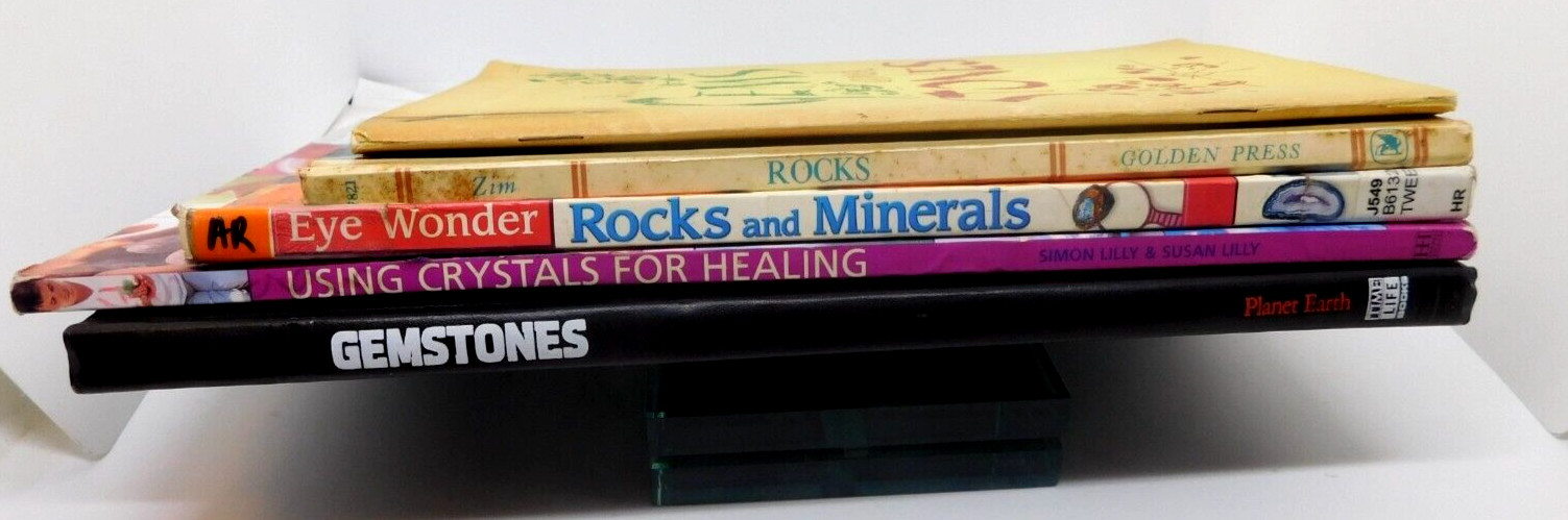 Book Gemstones Lot 5 Books Planet Earth Rocks Gems Stones Crystals Minerals