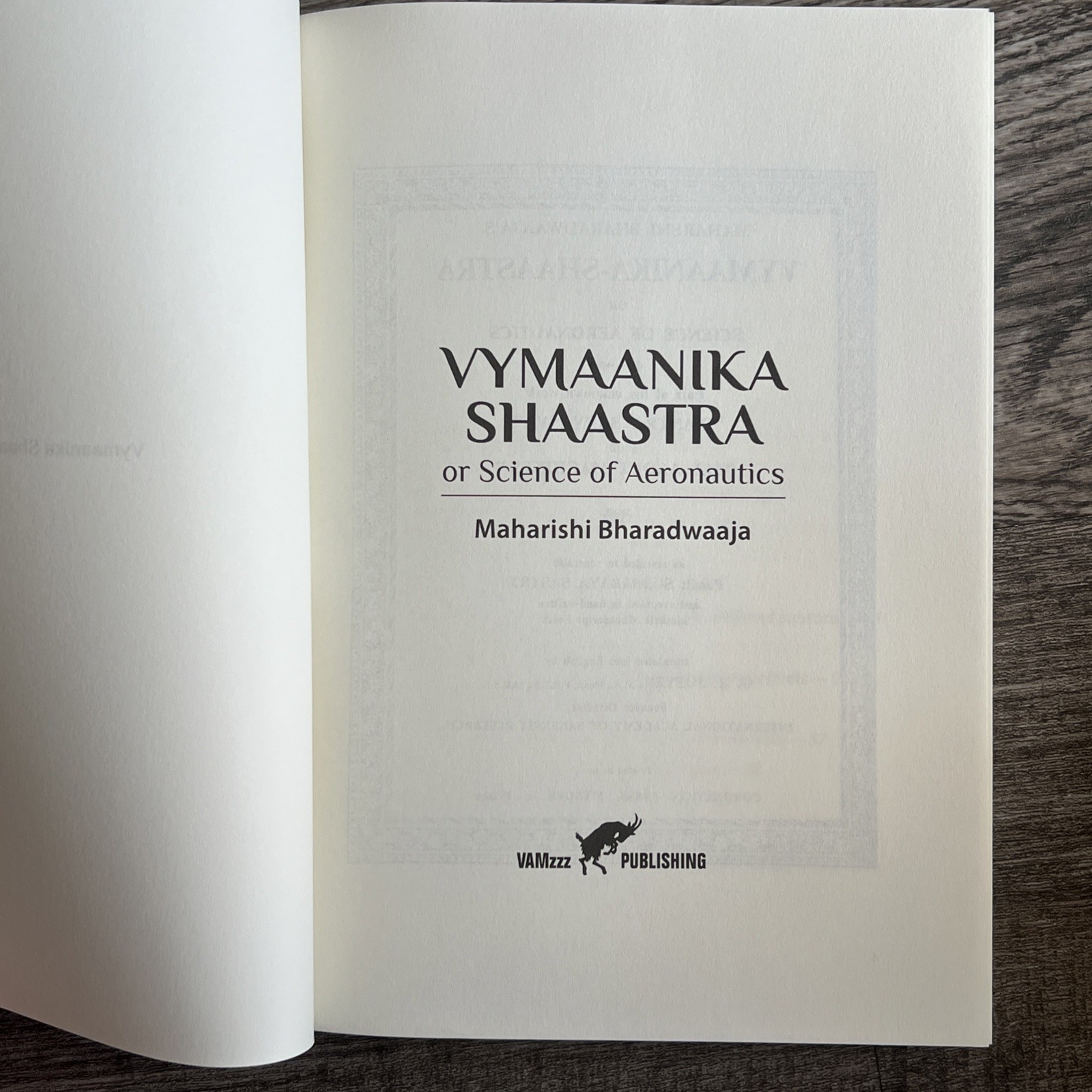 Vymaanika Shaastra : Or Science of Aeronautics by Maharishi Bharadwaaja…