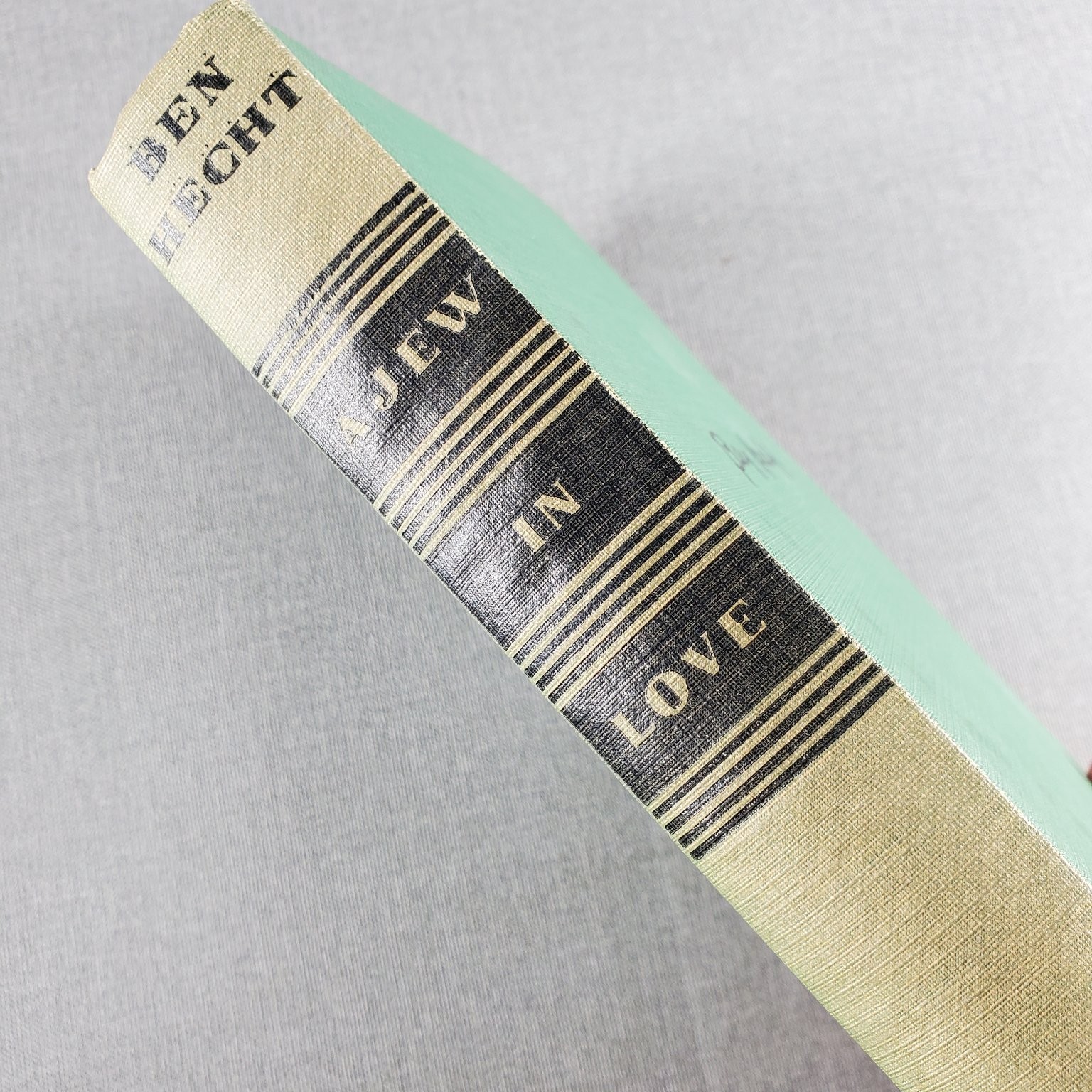 A Jew in Love Ben Hecht 1938 Eighth Edition Triangle Books