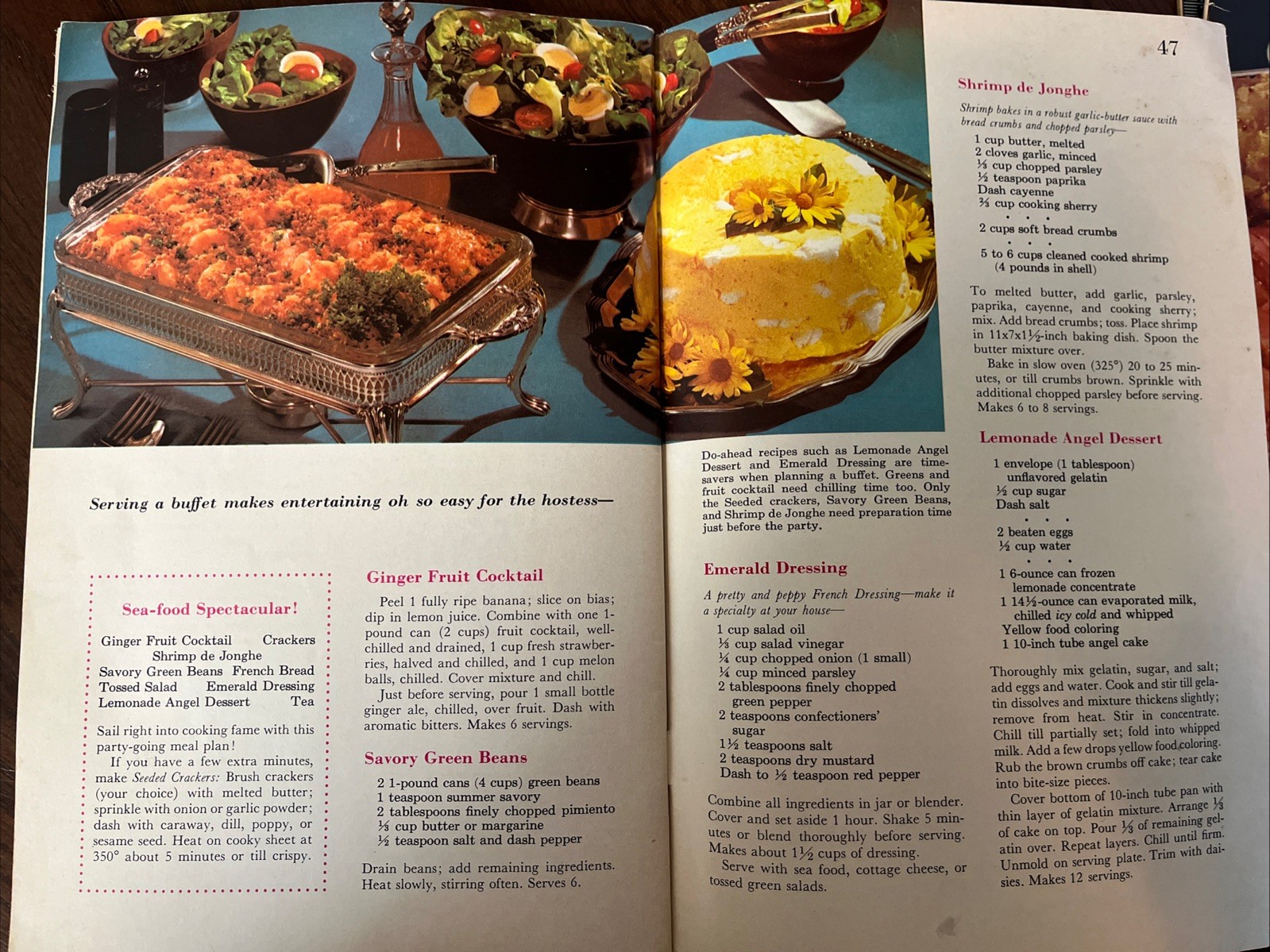 Vintage 1969 Cookbook Shortcut Cooking Meredith Corp Recipes Booklet 47 Pgs