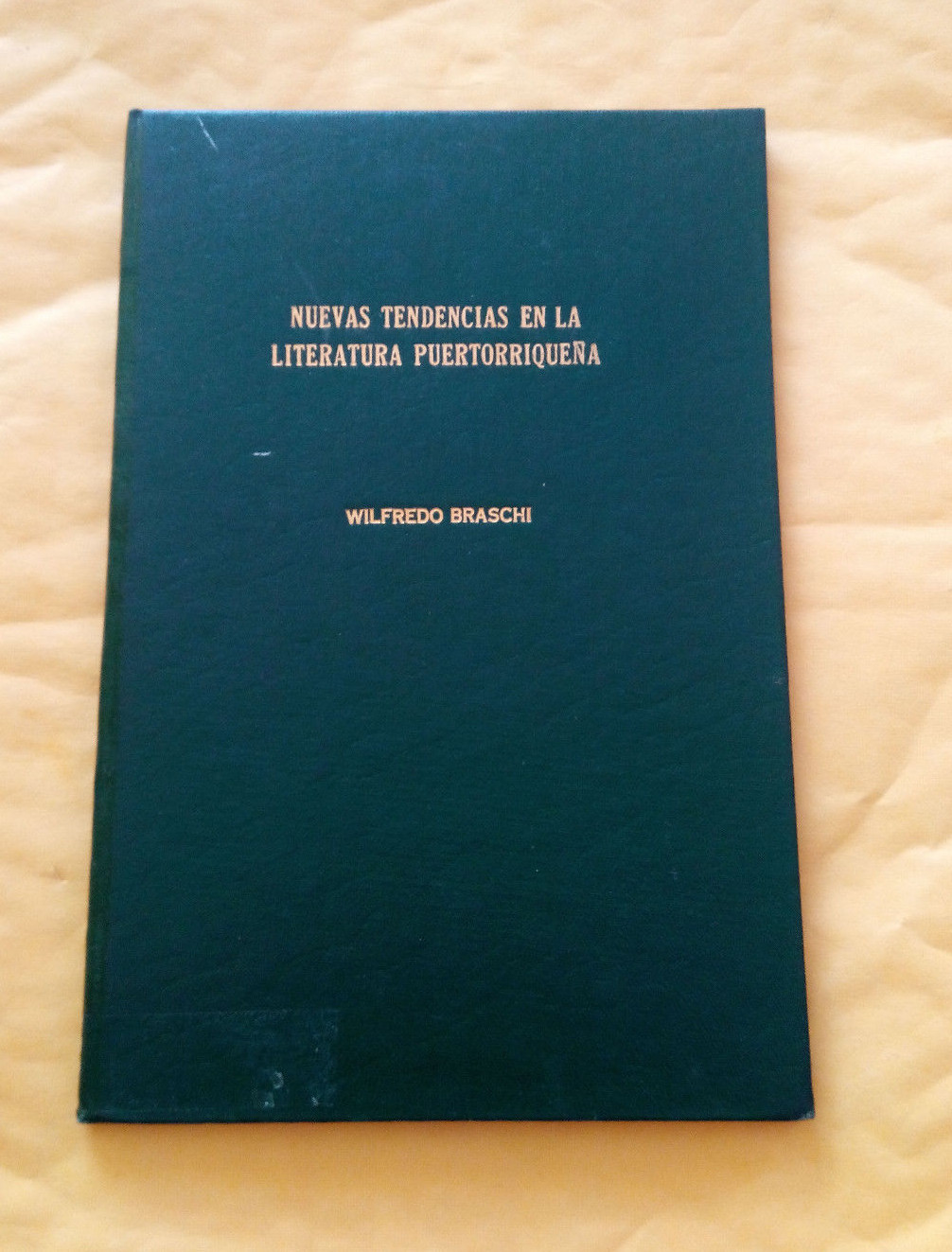 Nuevas Tendencias en la literatura puertorriquena Wilfredo Braschi HC 1960 L1873