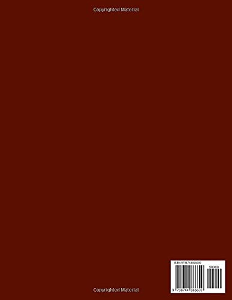 Ledger: 3 Column Accounting Ledger Book 8.5X11″ 100 Pages