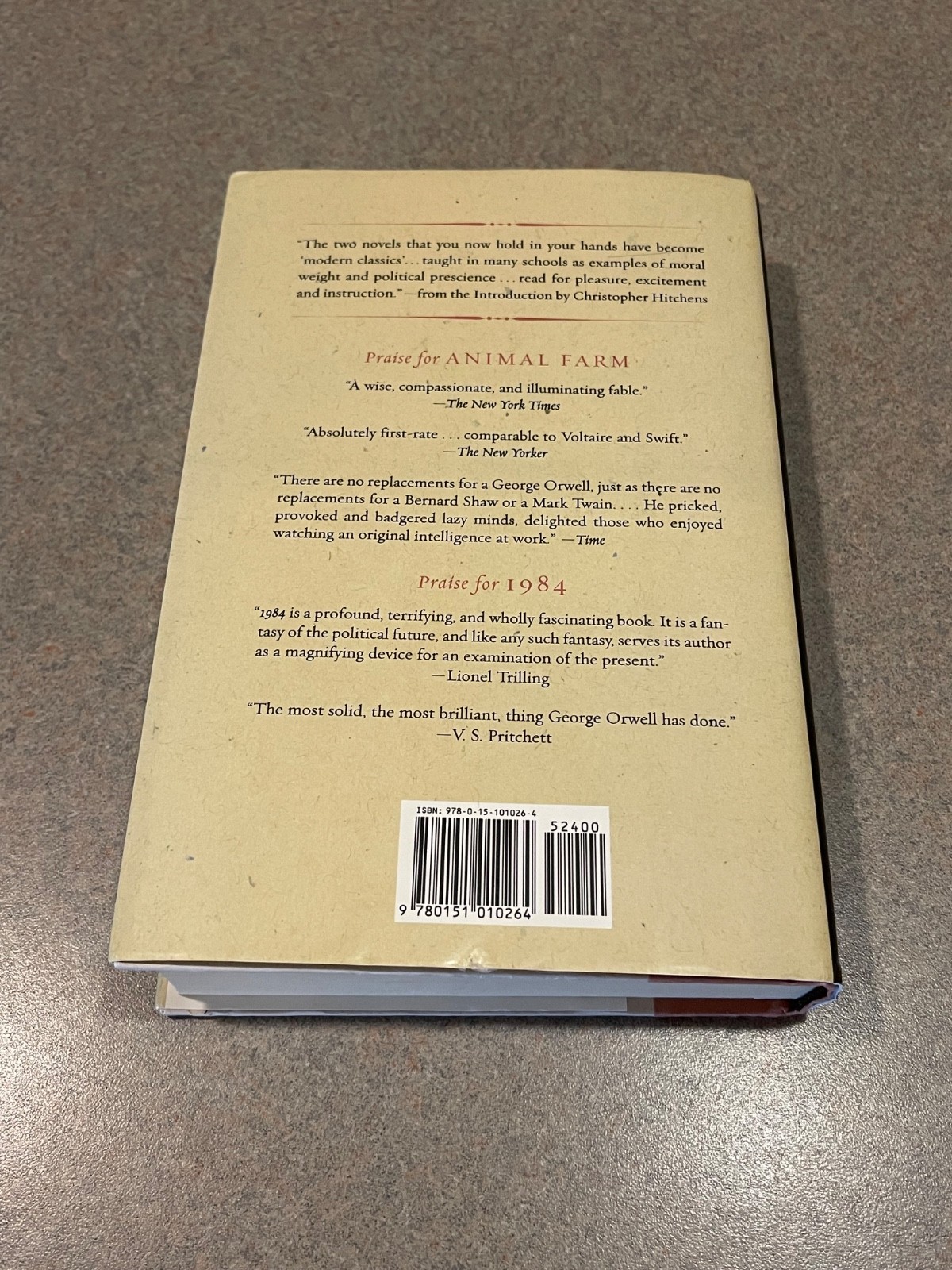 Animal Farm & 1984 George Orwell (First Edition, 25th Printing Hardcover DJ)