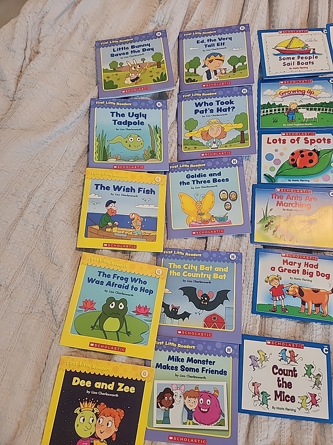 41 Scholastic Little Readers Books Level C-D, G-H Kindergarten 2nd Grade Phonic