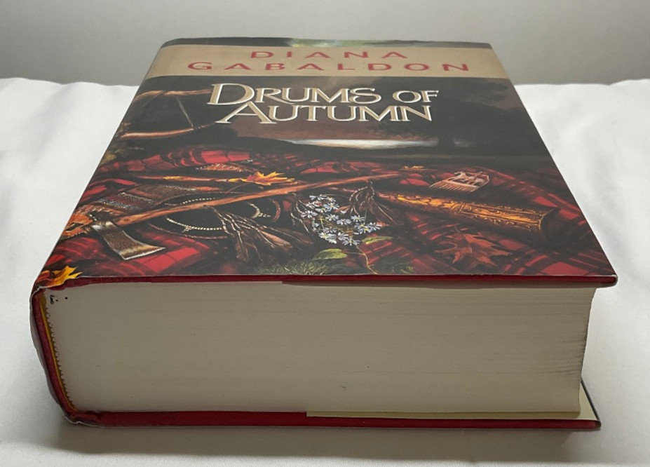 Drums of Autumn Diana Gabaldon 97 Delacorte HCDJ 1st ed 1st pr signed bookplate
