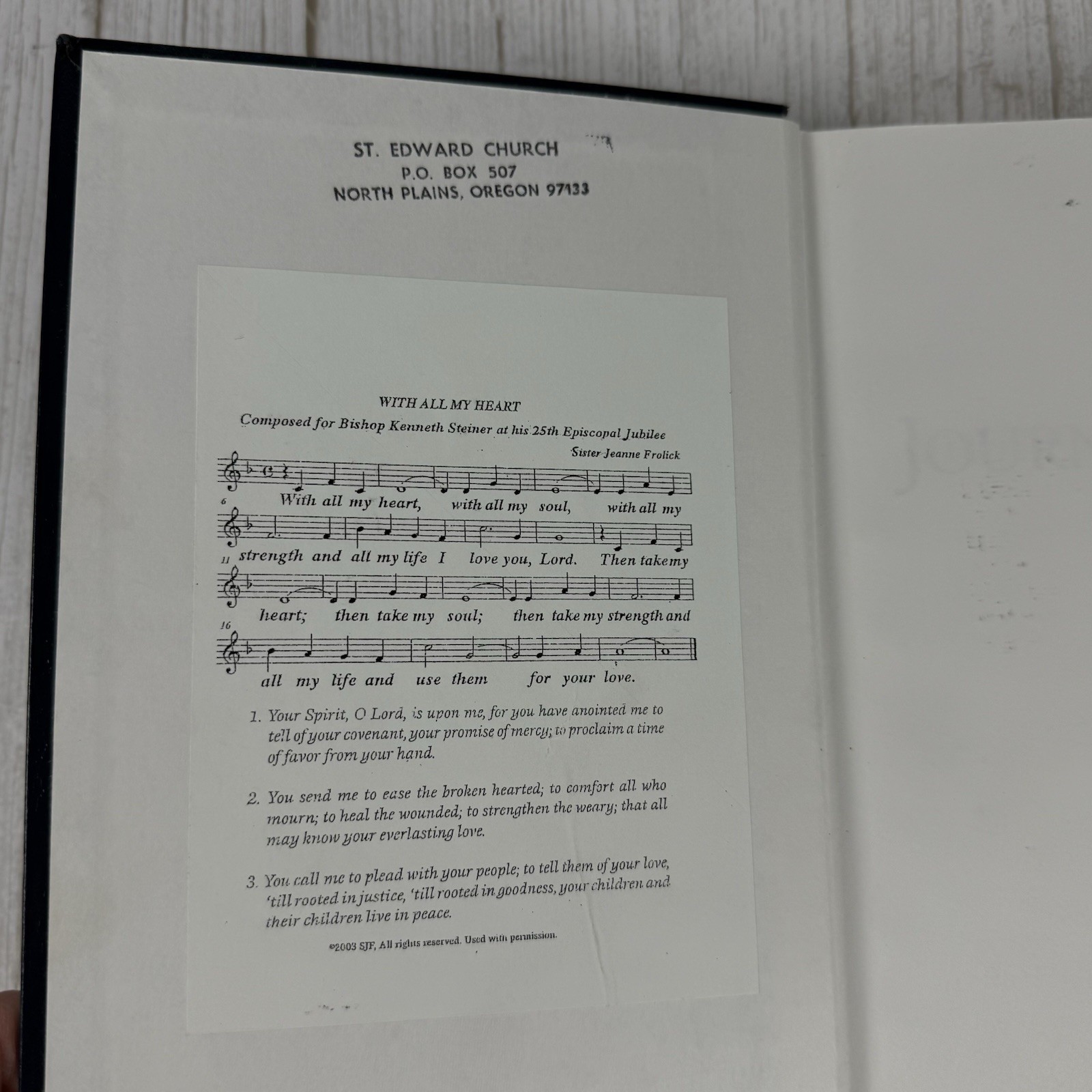JourneySongs Hymnal 1994 OCP Navy Hardcover Christian Music Songbook Hymns