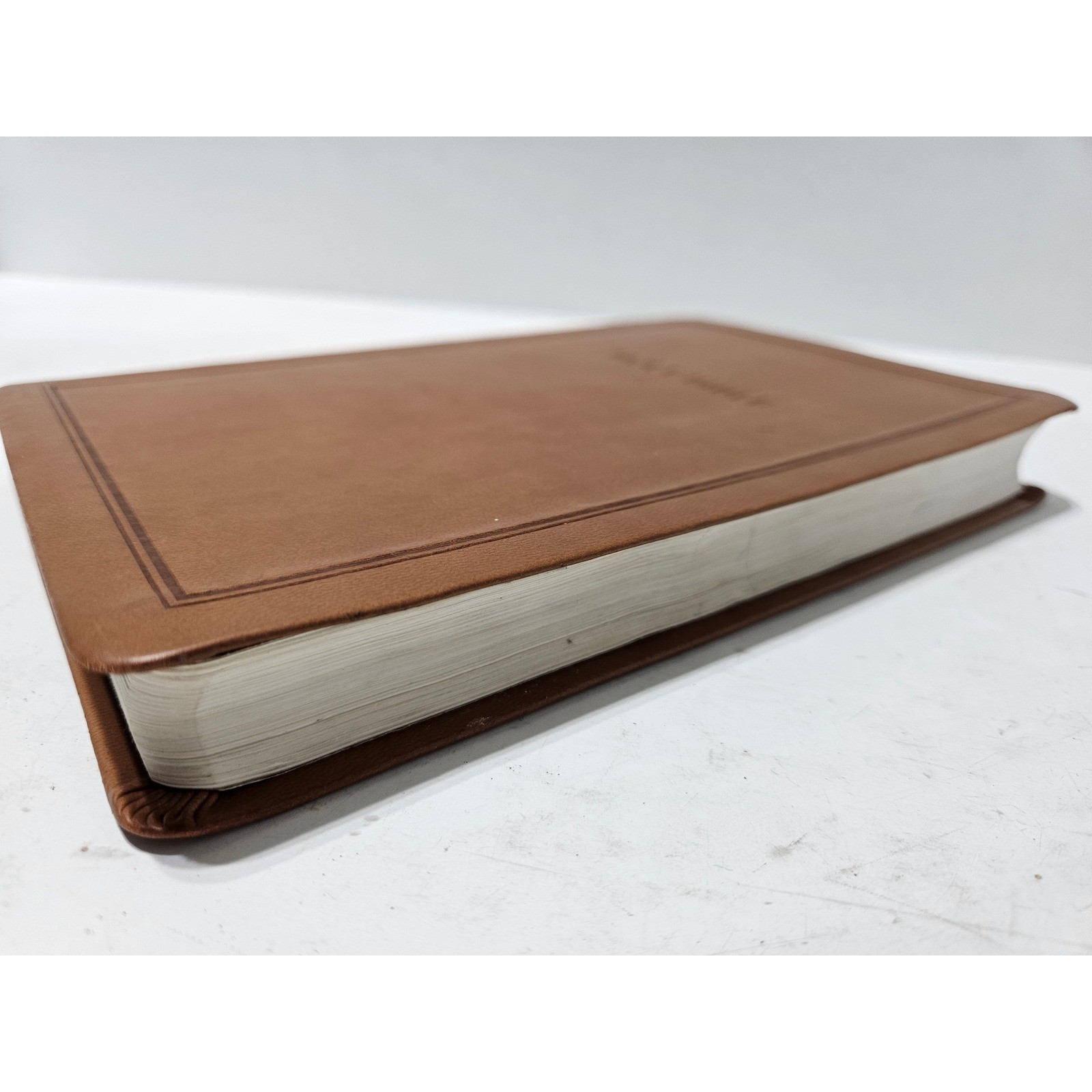 Hendrickson Bibles King James Version Gift Bible Light Brown Faux Leather KJV