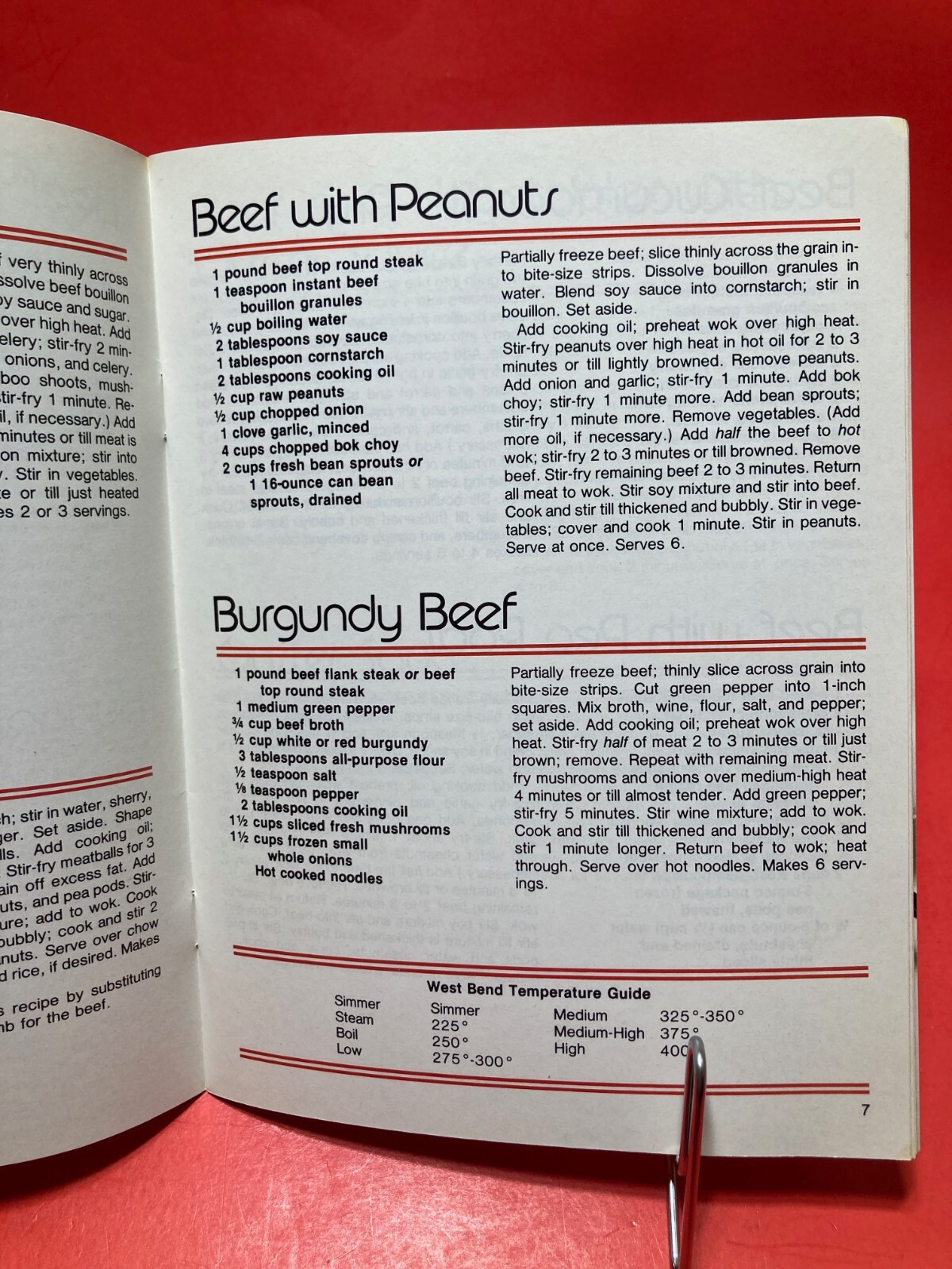 BEST WOK RECIPES WEST BEND BETTER HOMES & GARDENS 34 PAGES 1983 8X6 INCHES