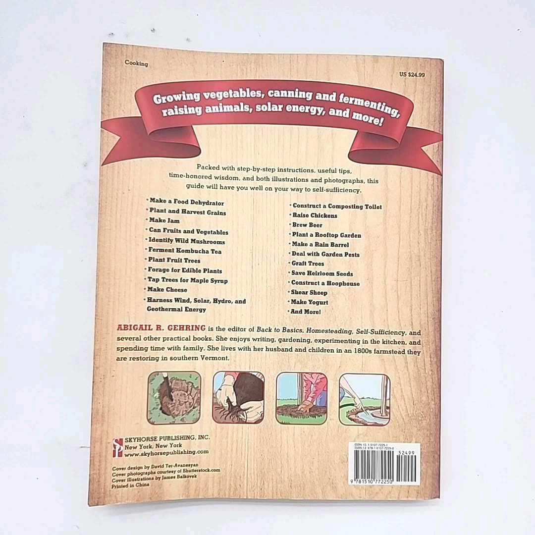 The Big Book of Country Living by Abigail Gehring FIRST EDITION Paperback Book