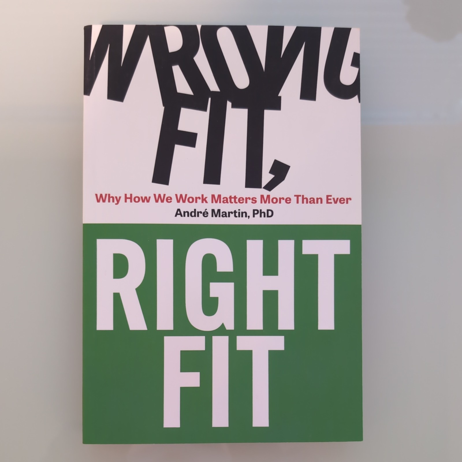 Wrong Fit, Right Fit: Why How We Work Matters More Than Ever – Paperback – NEW