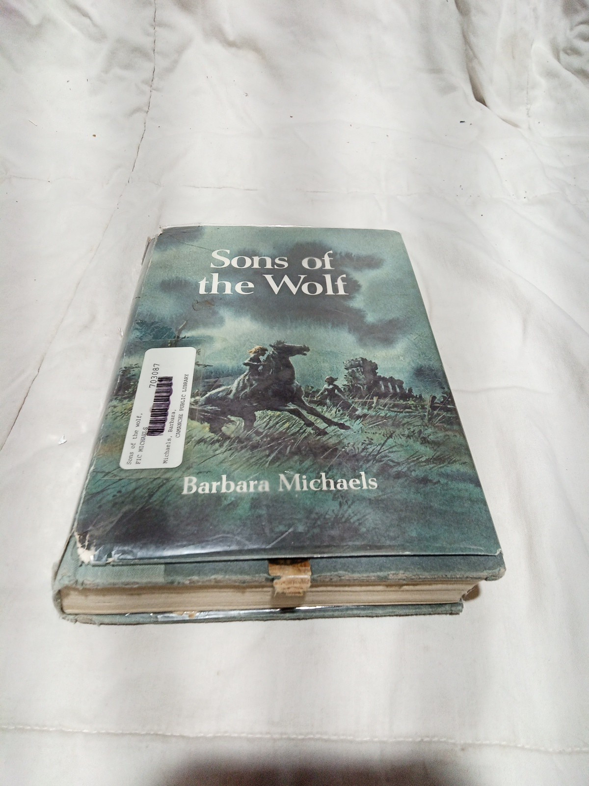 Sons of the Wolf by Barbara Michaels First Edition HC w DJ 1st Printing