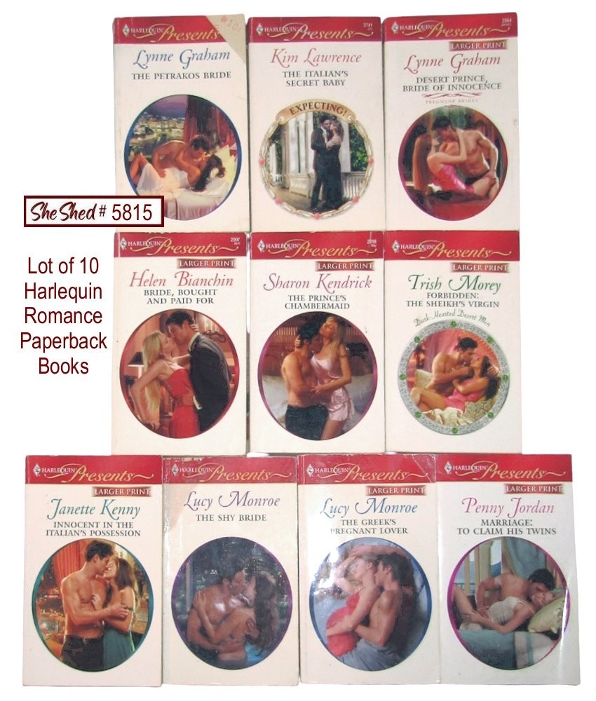 Lot of 10 Harlequin Presents Romance Paperback Books Lynne Graham Lucy Monroe