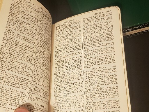 Vintage National Bible Press Holy Gift Bible Agate/Bride’s Style 2040x with Box