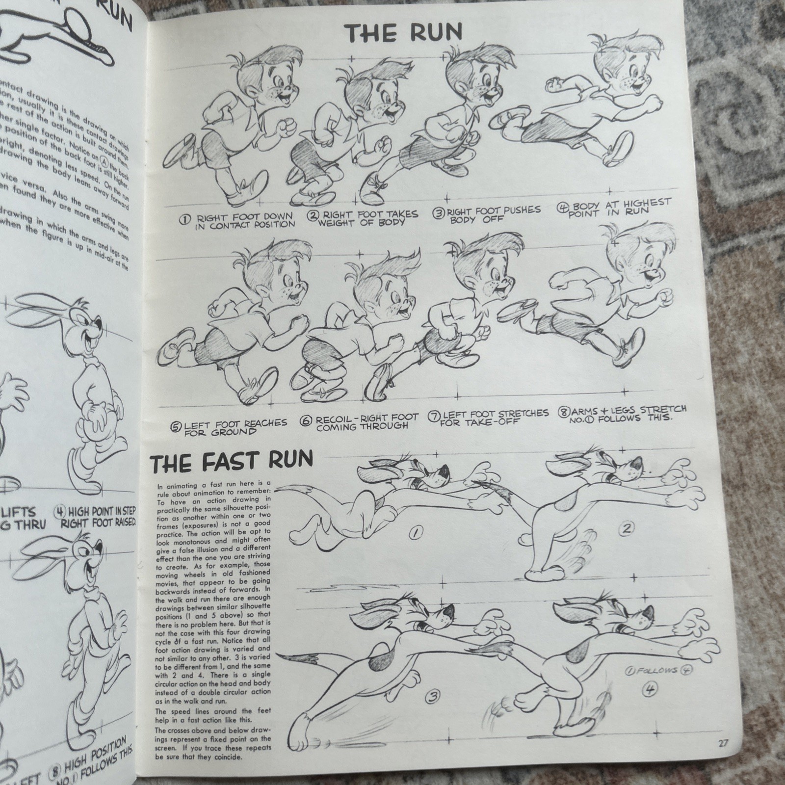 ANIMATION by Preston Blair Art Instruction Book Walter Foster 1950 Lot Of 12