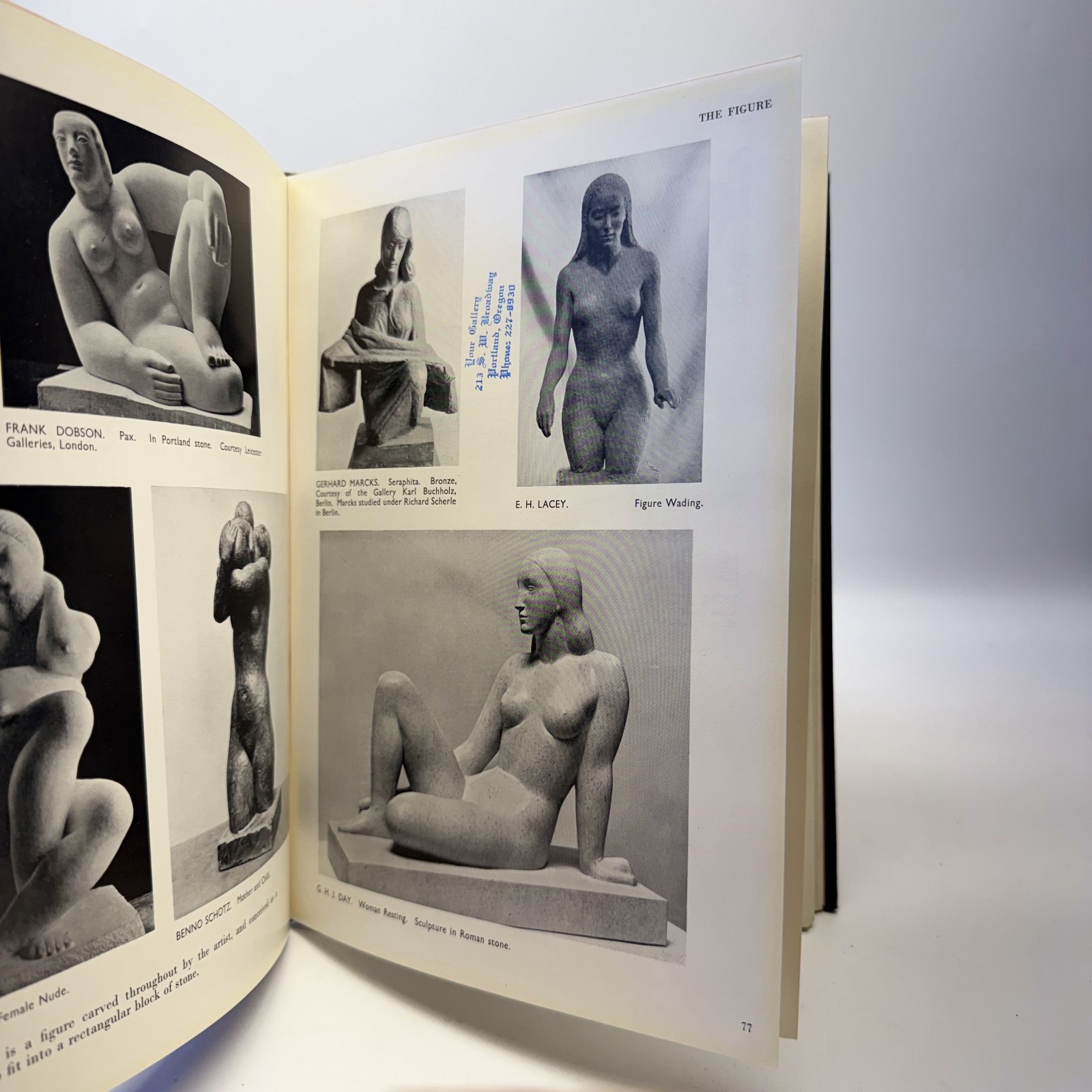 Sculpture of To-Day Special Spring Number of The Studio 1939 Hardcover Art
