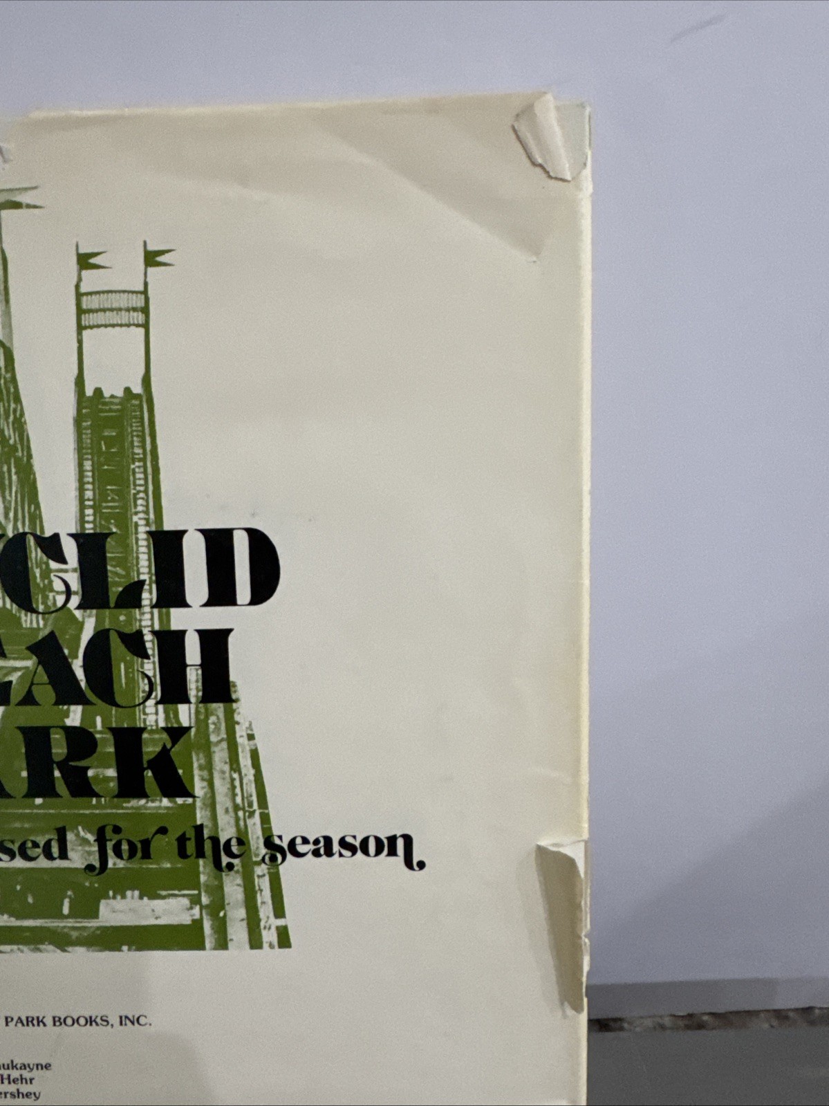 Euclid Beach Park Hardcover Amusement Park Books Inc 1977 Closed For The Season