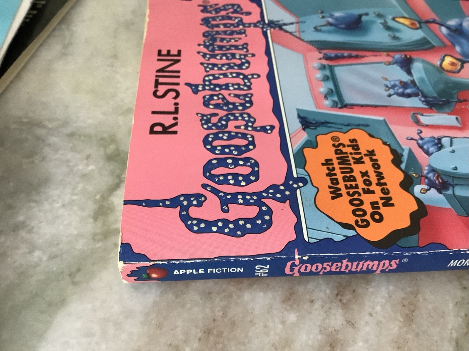 Goosebumps #62 Monster Blood IV 1st Print – R L Stine 1997 with Cards