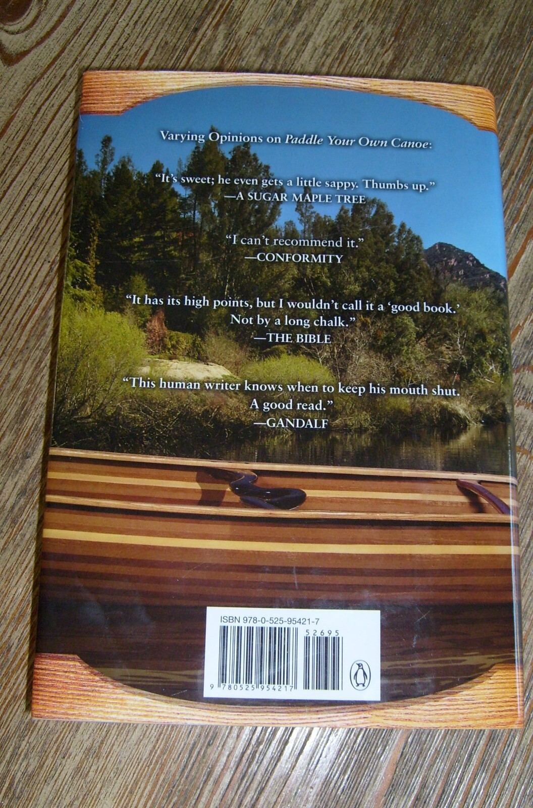 Paddle Your Own Canoe by Nick Offerman SIGNED 2014 Hardcover Delicious Living