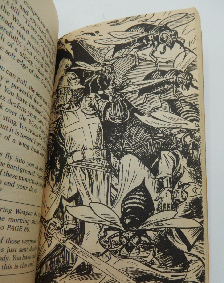 Wizards Warriors & You #2 The Siege Of The Dragonriders E. Affabee 1984 Avon 1st
