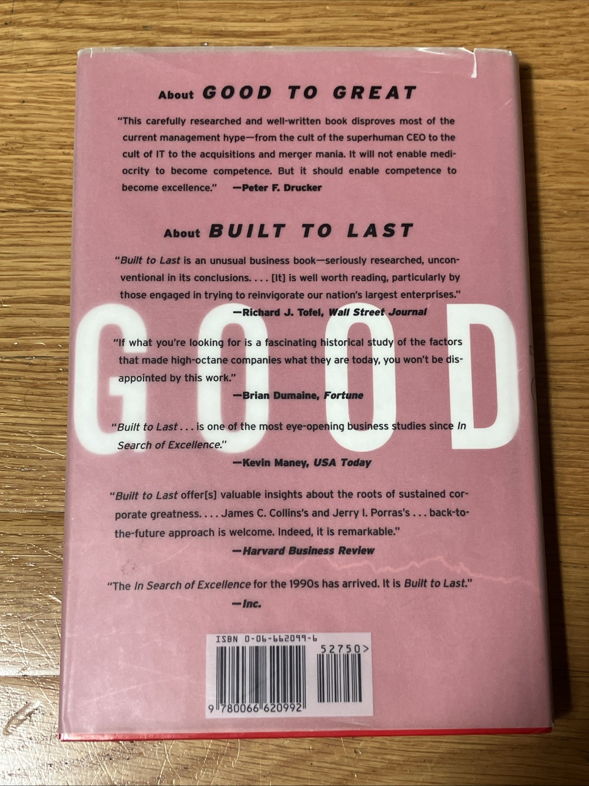Good to Great Jim Collins 2001 First Edition First Printing HC – DJ **RARE**