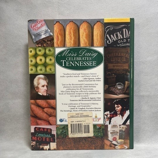 SIGNED Daisy King Miss Daisy Celebrates Tennessee Cookbook 265 Pages VG