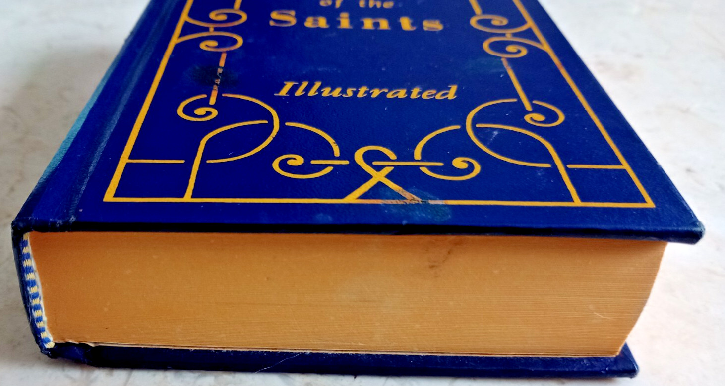 1993 LIVES OF THE SAINTS ILLUSTRATED HUGO HOEVER HC/HARDCOVER BOOK