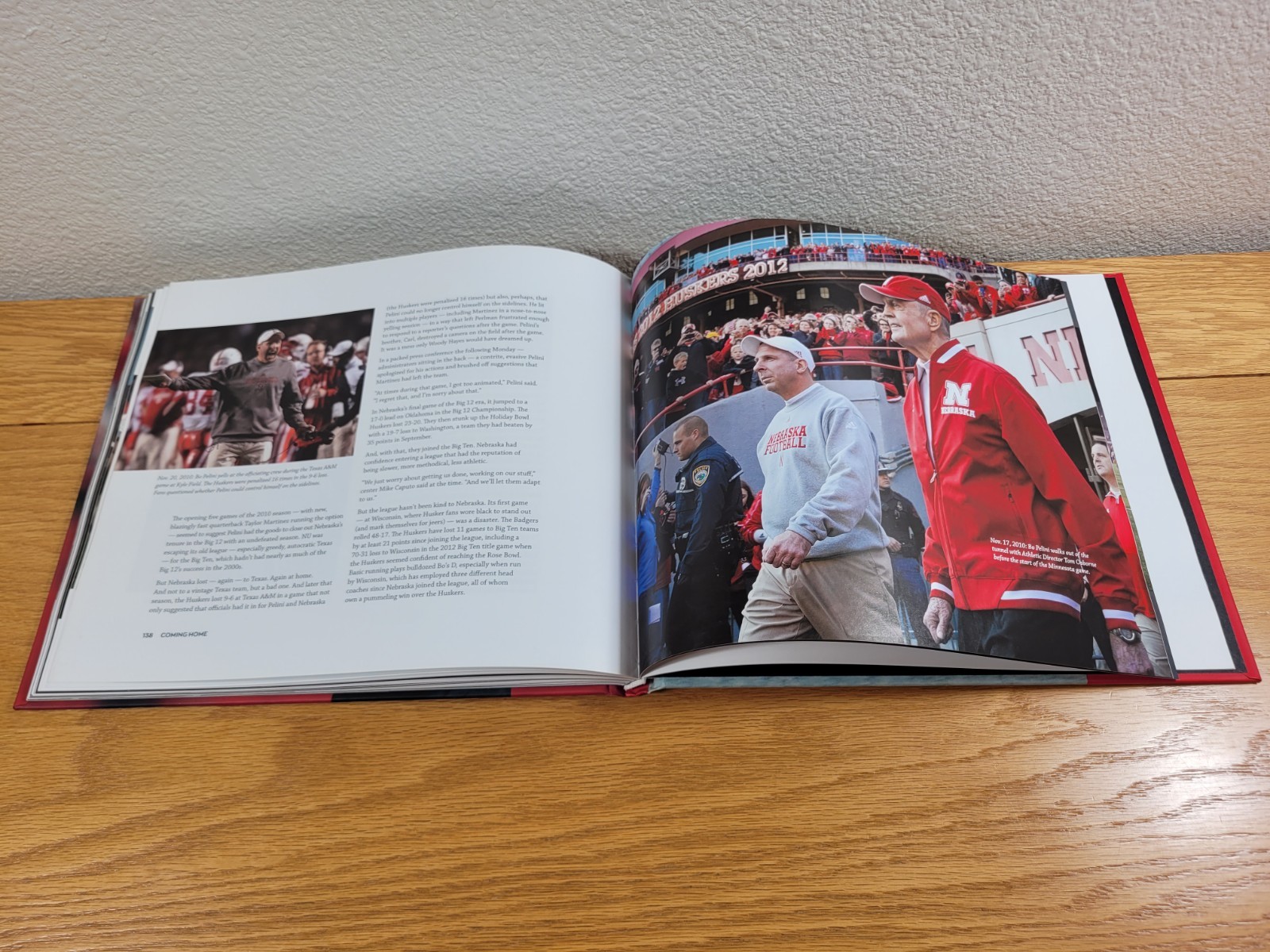 Nebraska Cornhuskers Hardcover Book Scott Frost : A Husker’s Journey Home (2018)