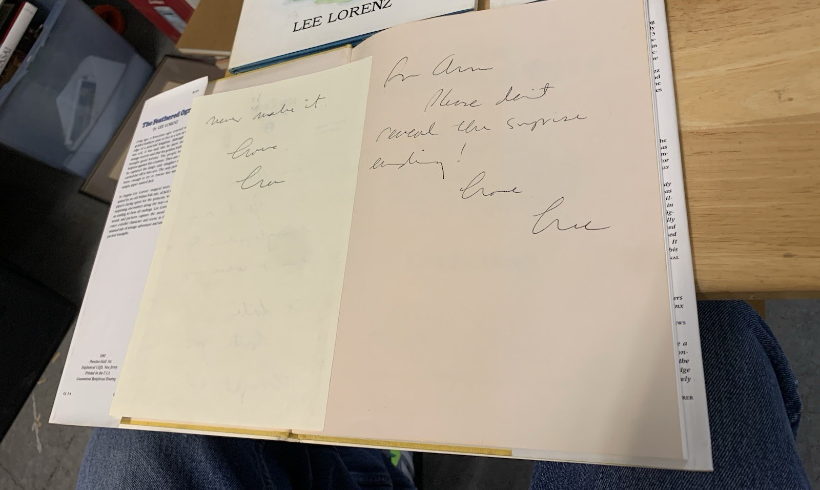 3-Rare Lee Lorenz Signed Books Ann Maurice personal collection all signed LOOK