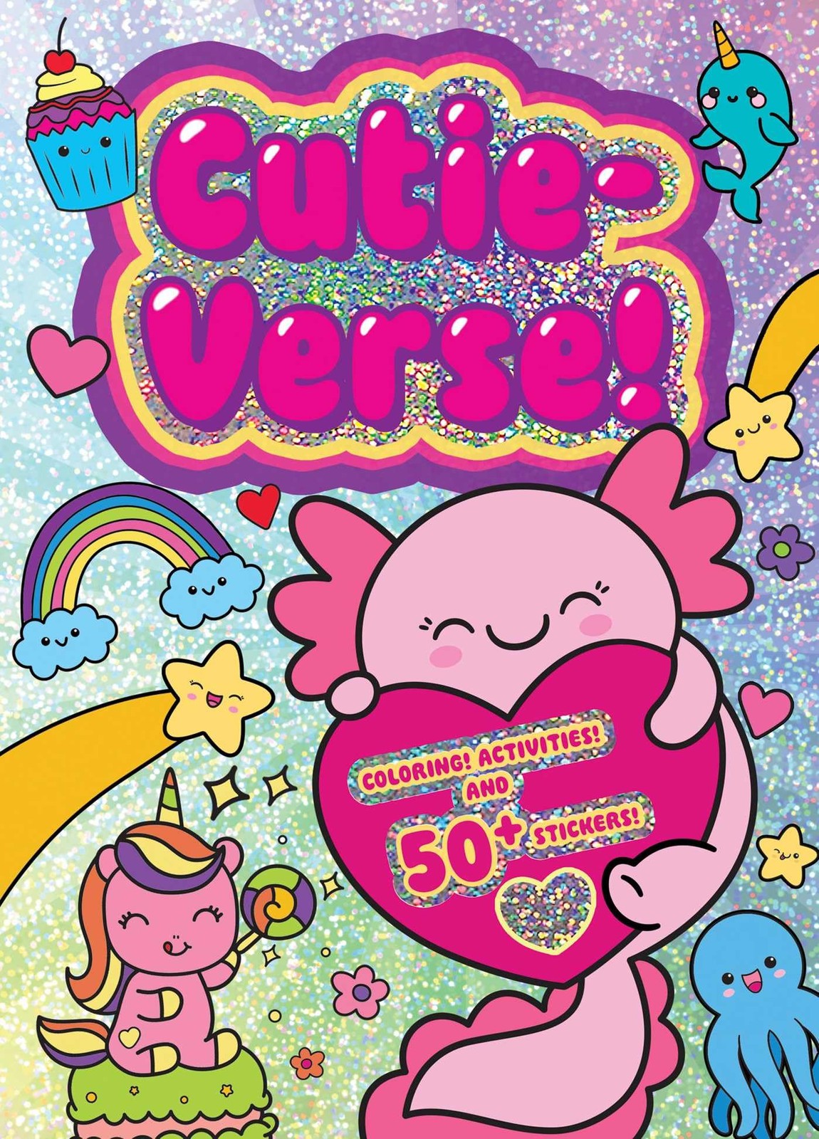 Jumbo Foil Coloring Book: Cutie-Verse (Jumbo 224-Page Book)