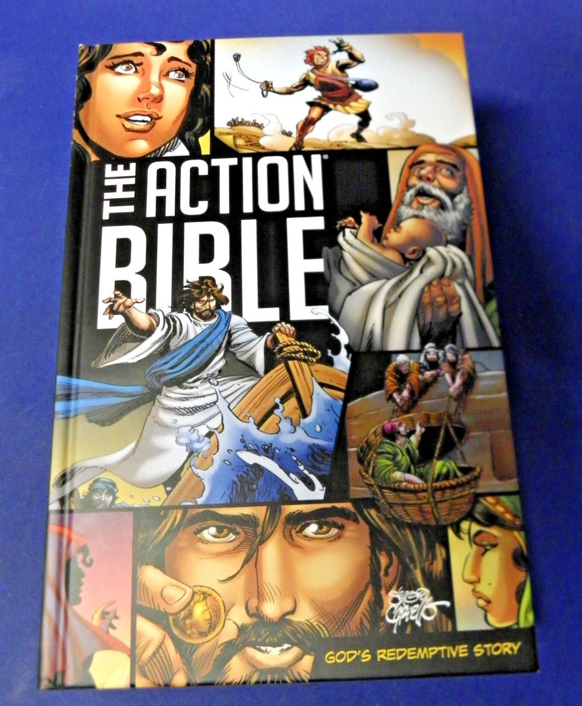 The Action Bible: God’s Redemptive Story Graphic Novel Hardcover 1st Edition NEW