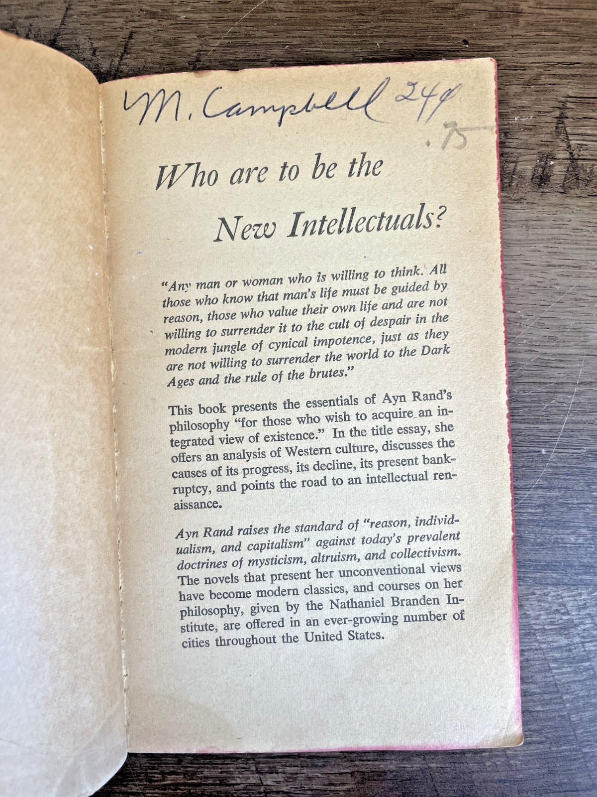 Ayn Rand Lot of 5 Vintage Paperback Books NEW LEFT, VOICE OF REASON, OBJECTIVISM