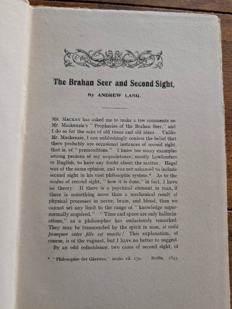 1924 book Prophecies of the Brahan Seer Mackenzie Scottish Oracle Occult