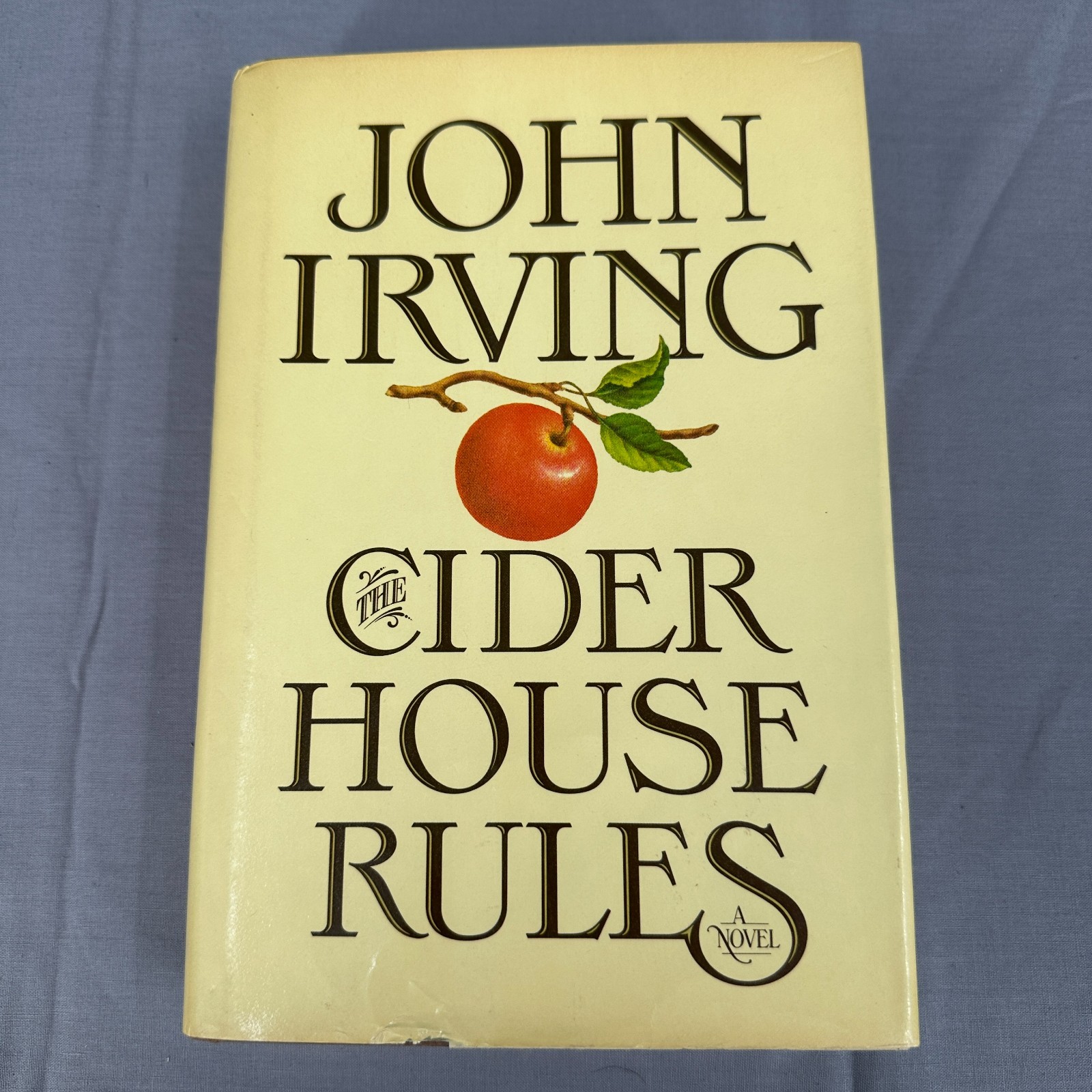 The Cider House Rules John Irving Hardcover Book Club Edition w Dust Jacket