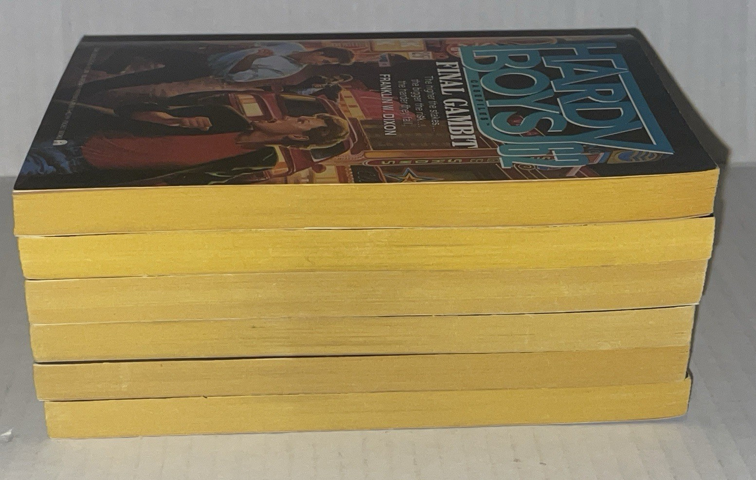 Lot of 6 Hardy Boys Casefiles Books #43 44 45 50 52 62 Final Gambit Franklin W.