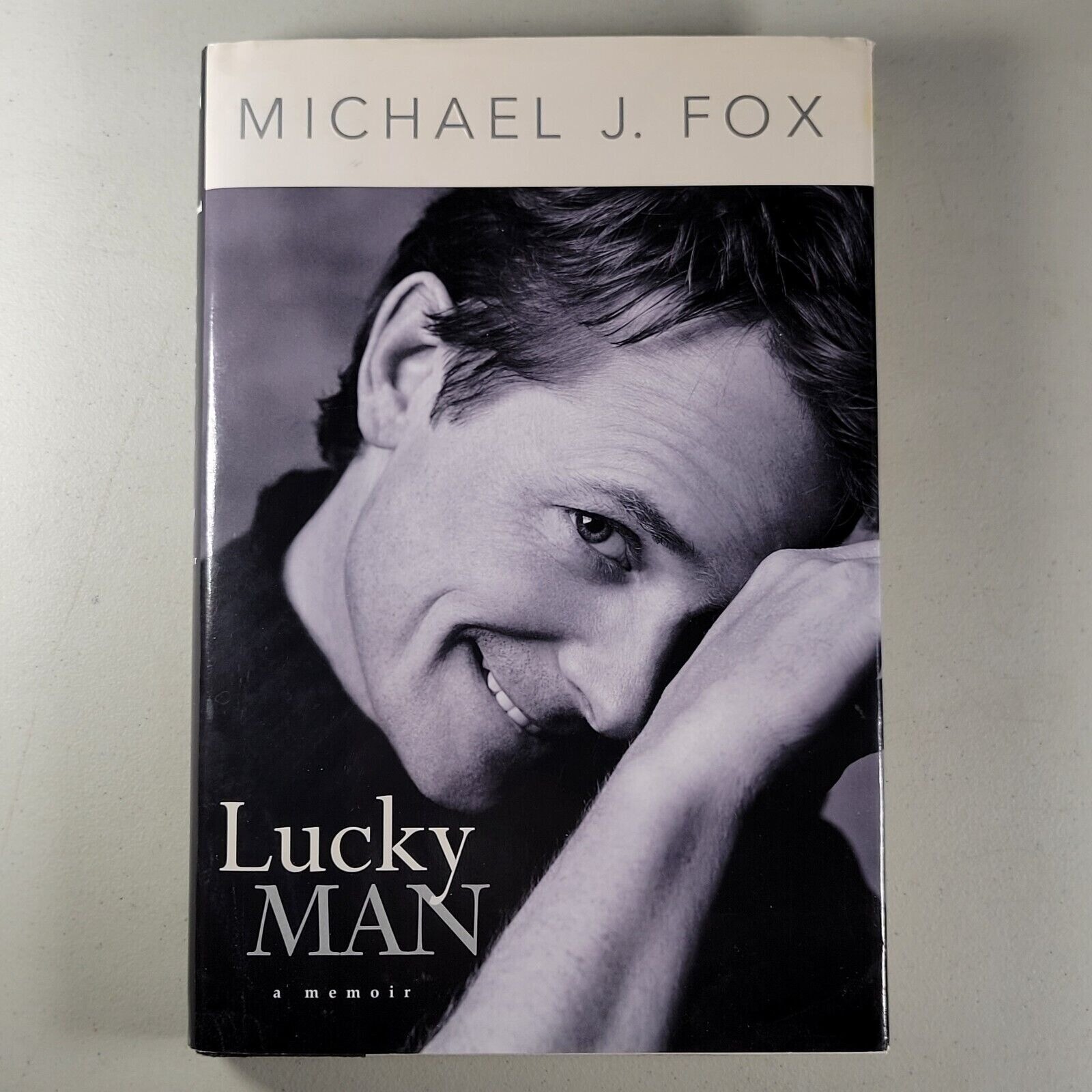Michael J Fox Lucky Man Book Memoir 2002 Hardcover 260 Pages Celebrity Biography