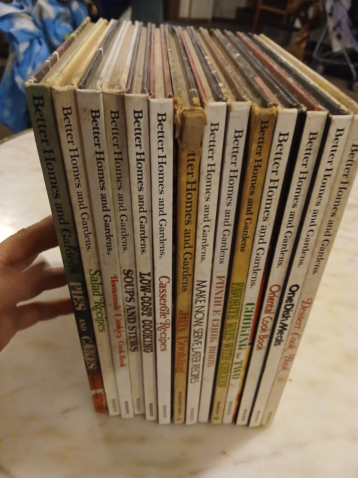 Lot of 14 Vntg Better Homes & Gardens Cook Books 1960-70s GUC Various Titles HC