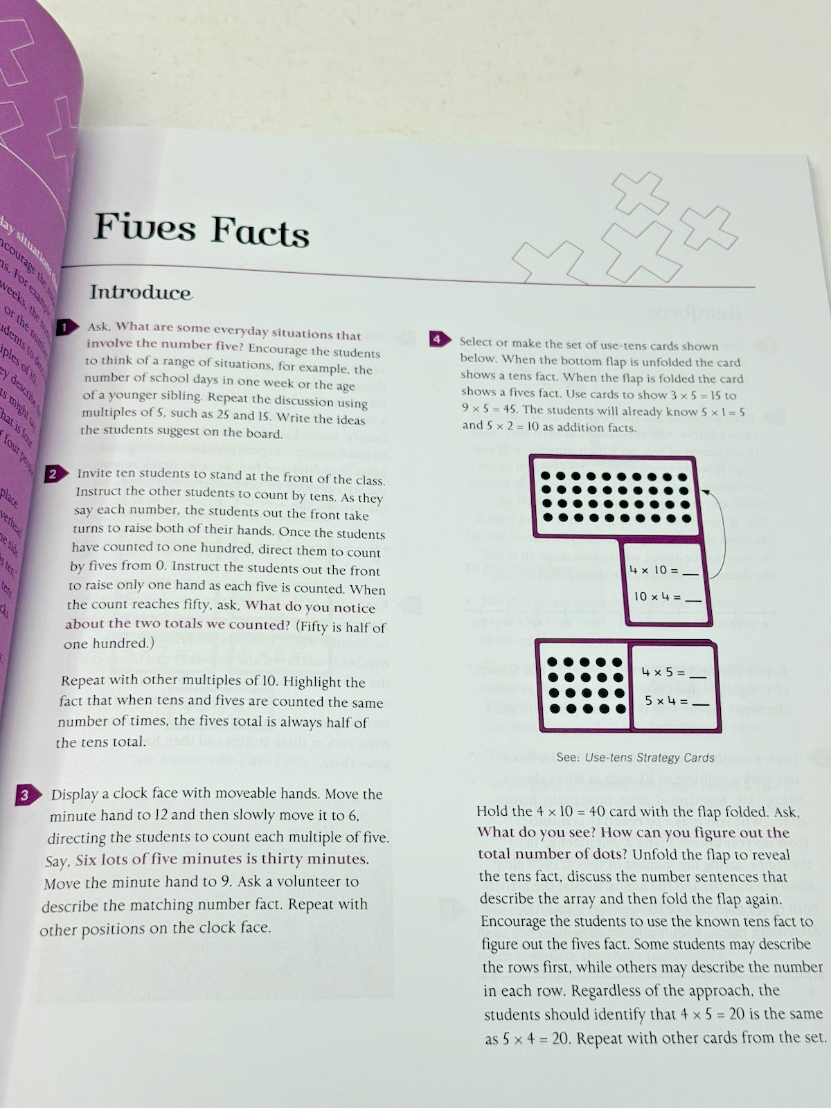 Origo Education THE BOOK OF FACTS GUIDE FOR TEACHING MULTIPLICATION FACTS