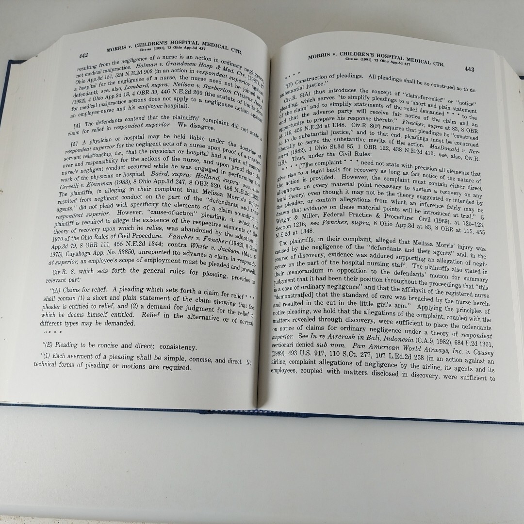 Ohio Official Reports 73 Appellate 3d Walter Kobalka 1992 HC West Publishing Co.