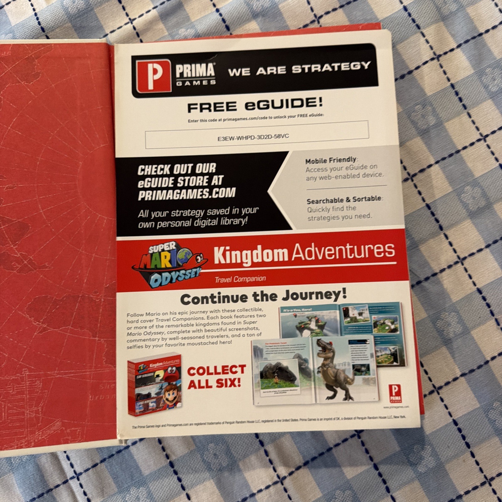 Super Mario Odyssey: Prima Collector’s Edition Guide Hardcover Book 2017 poster
