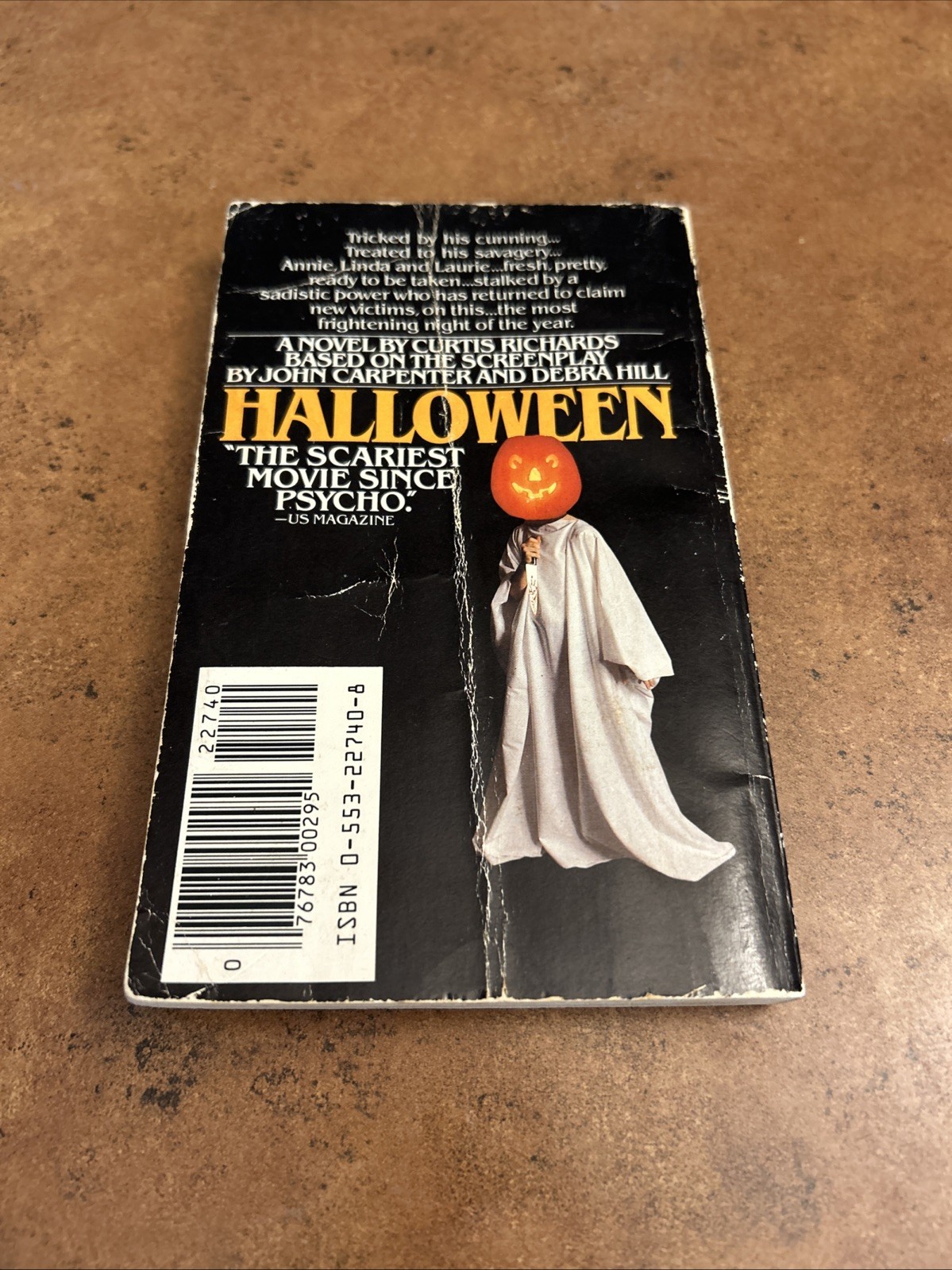 Halloween Movie Novelization by Curtis Richards A Bantam Book Paperback 1979