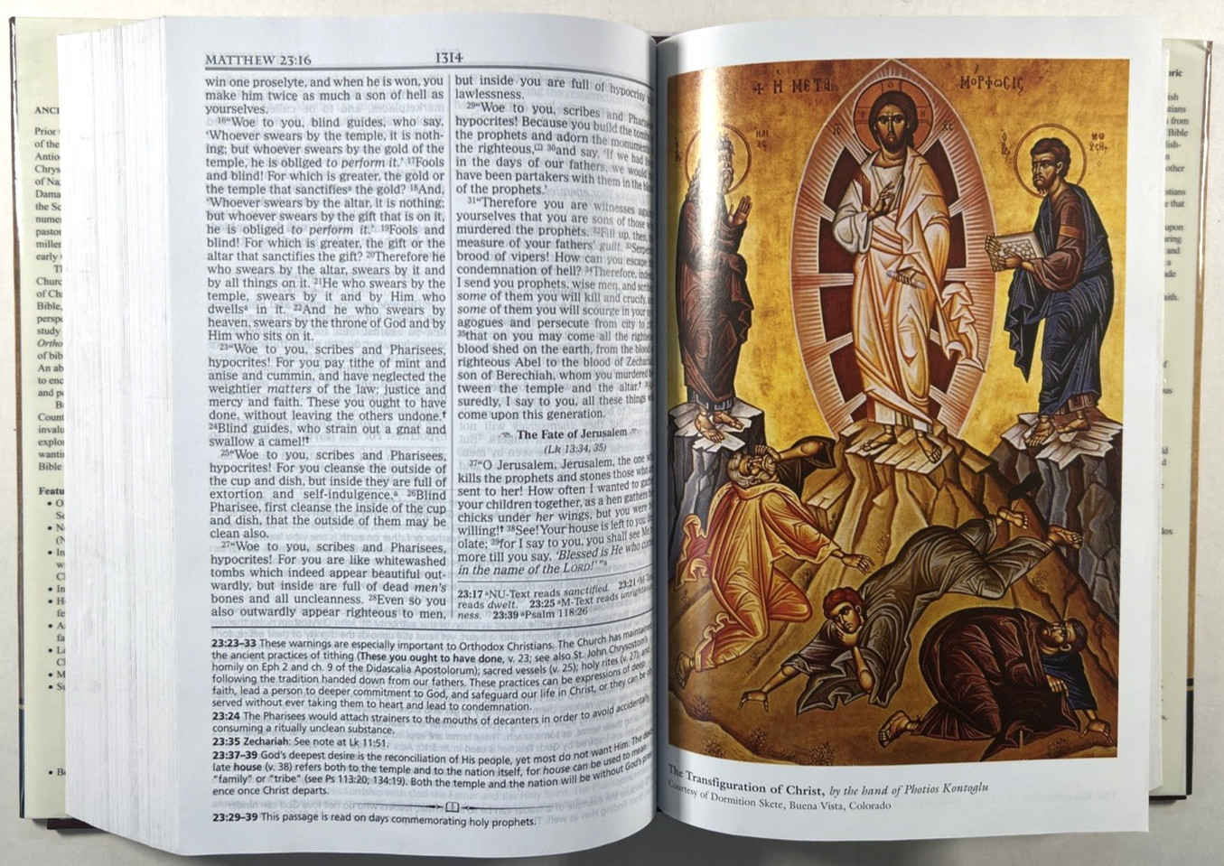 NKJV Orthodox Study Bible Hardcover NKJV (NT) St. Athanasius Septuagint (OT) VG