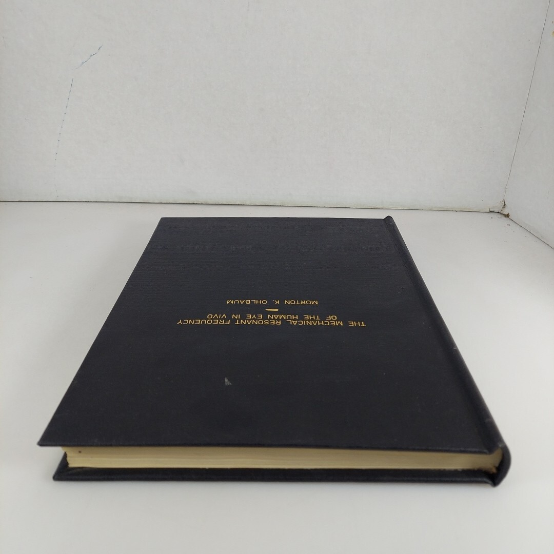 Bound PhD Thesis The Mechanical Resonant Frequency Of The Human Eye In Vivo HC