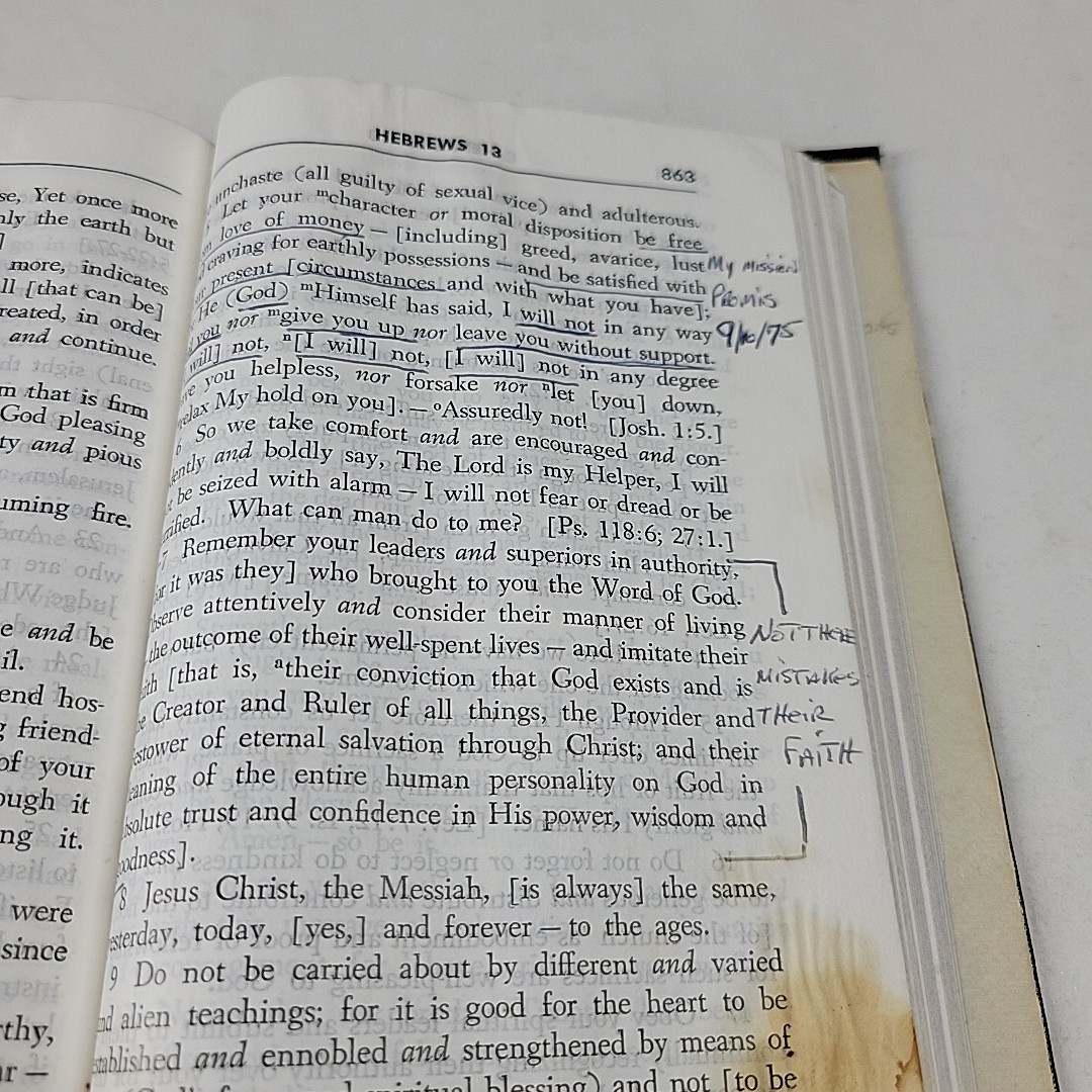 Amplified Bible New Testament 1958 Zondervan 18th Edition VTG Preowned Compact