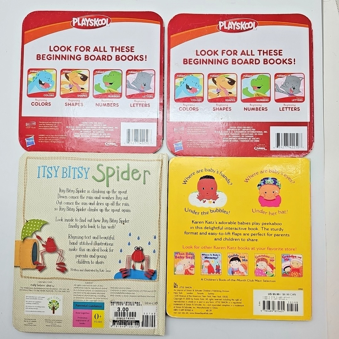 30 Children BOARD BOOKS Hardcover Baby Toddler Preschool Kids Mixed