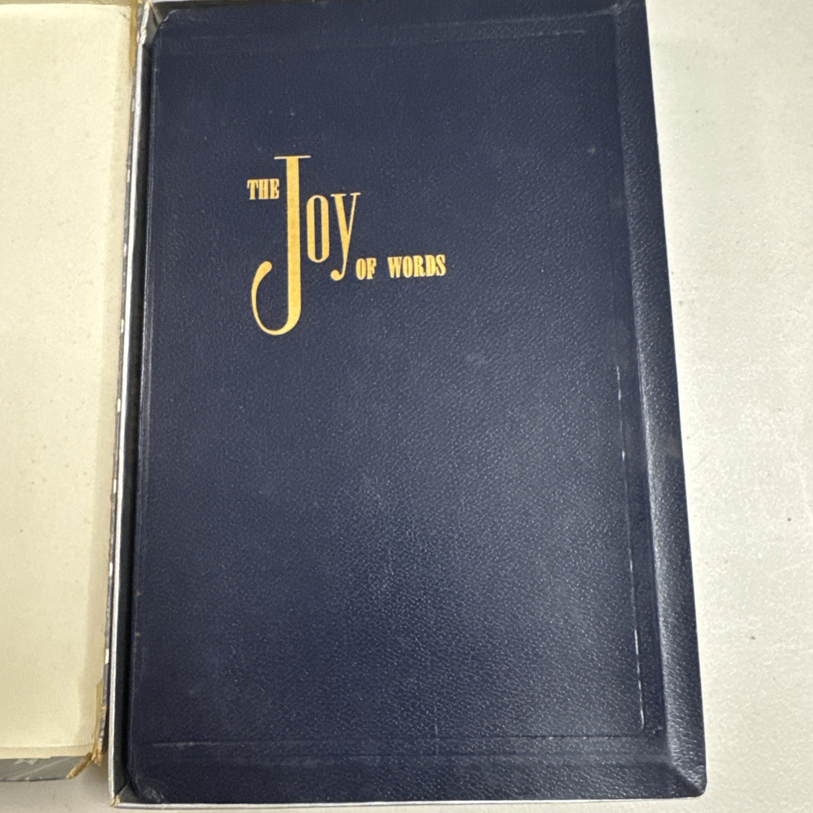 The Joy Of Words Selections of Literature, Leatherette 1960 Ferguson Publishing