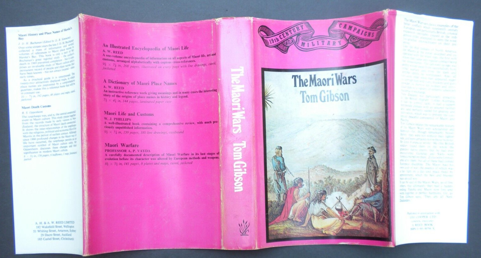 MAORI WARS History of British Army In New Zealand 1840-72 Hardcover DJ 270 pages