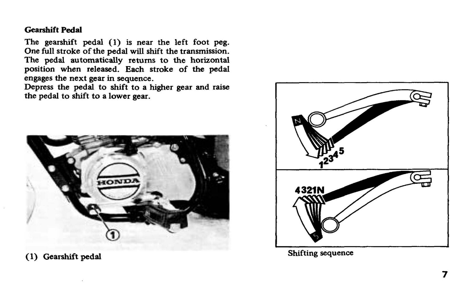 1982 Honda ATC185S Owner’s Manual 59 Pages