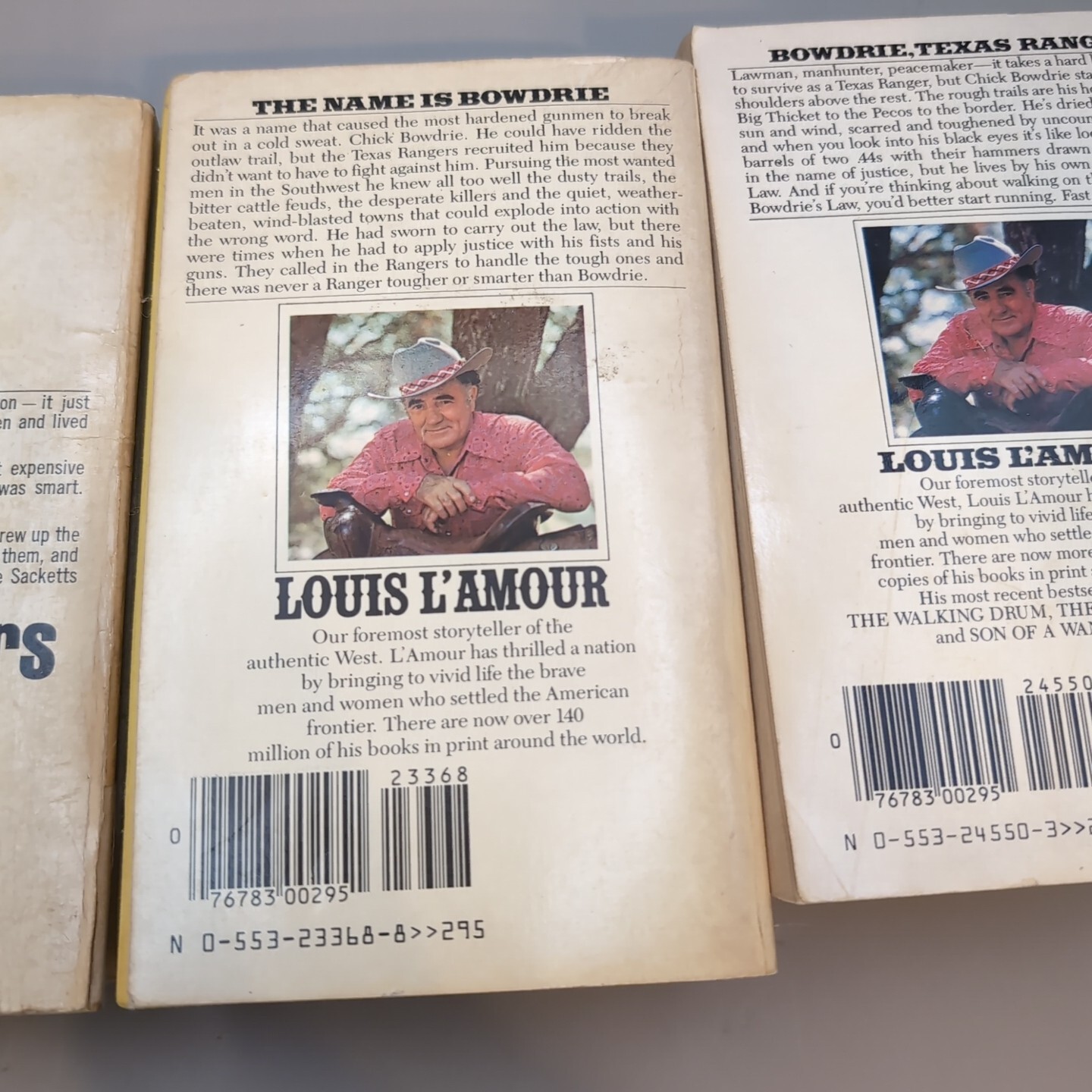 Louis Lamour Lot Of 10 Western Titles Various Age And Conditions See Photos
