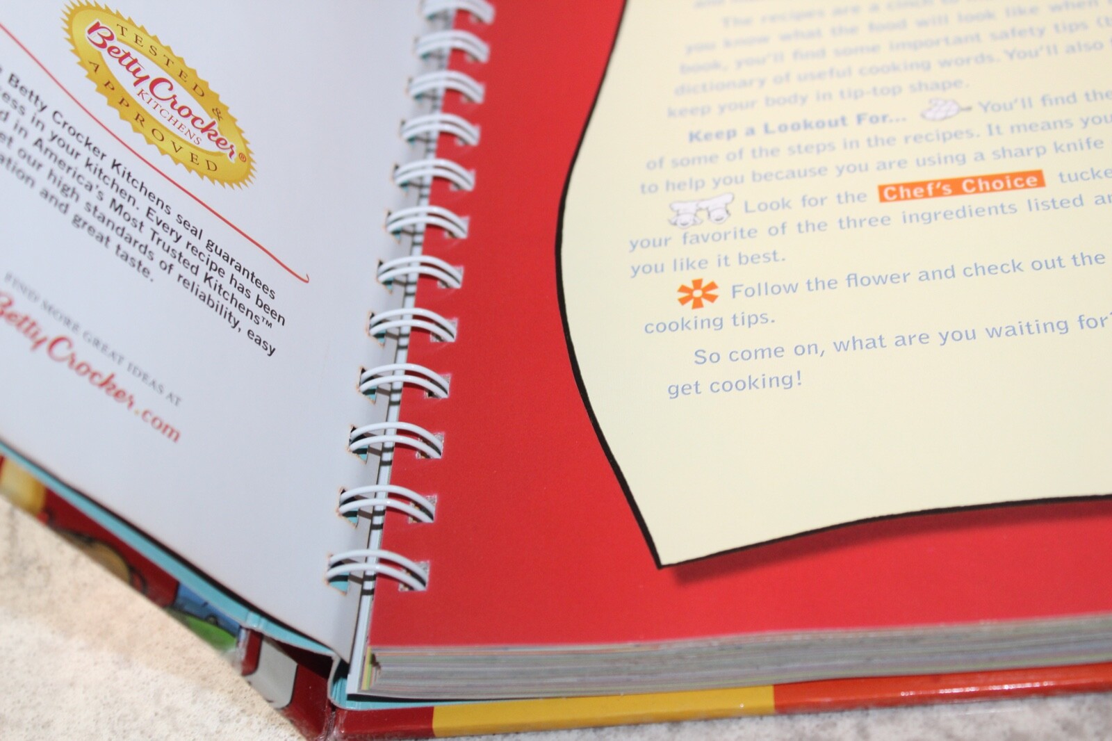 2009 Betty Crocker’s Kids Cook! Cookbook Second Edition 159 pages